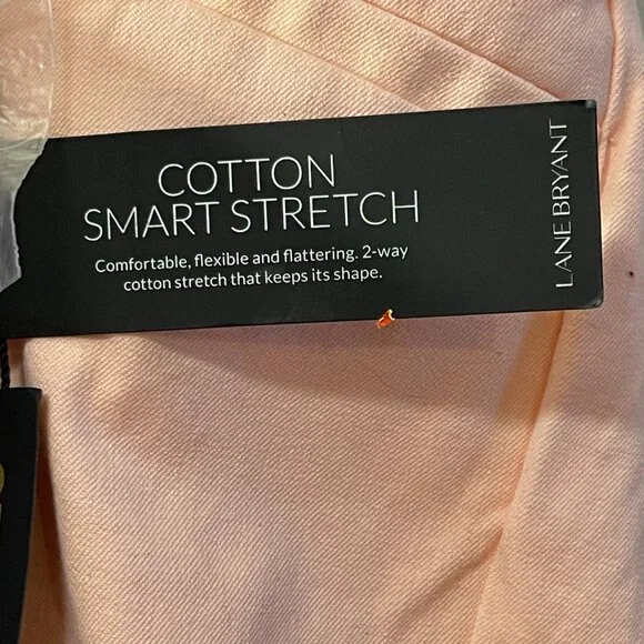 Lane Bryant The Lena Capri Pants 24 Pink Smart Stretch NWT - Picture 5 of 12